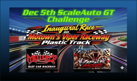 REGISTRATION- 2026 Motown ScaleAuto GT Plastic Track Challenge